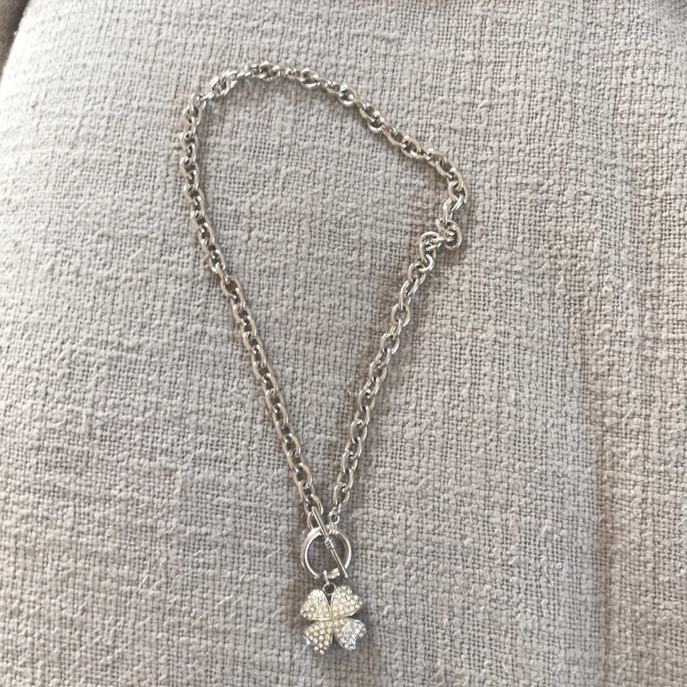 Crystal Shamrock necklace